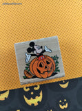 Vintage Rubber Stampede 426-E Disney's Mickey's Halloween Wooden Block/Rubber Stamp, CLEAN