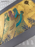 Hallmark Christmas Card Set SHINY Foil Three Wise Men Set/16 NIB NEWHallmark Christmas Card Set SHINY Foil Three Wise Men Set/16 NIB NEW