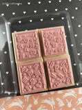 Vintage 2004 Stampin' Up! Fabulous Four Set/4 Wooden Block/Rubber Stamps, CLEAN