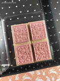 Vintage 2004 Stampin' Up! Fabulous Four Set/4 Wooden Block/Rubber Stamps, CLEAN