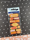 Sandylion Essentials Sisters 3-Dimensional Sticker Pack, New/Sealed
