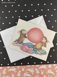 Vintage 2003 House Mouse Happy Burst-Day! Birthday Greeting Card, Unused