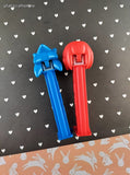 Sonic the Hedgehog & Knuckles Set/2 Pez Dispensers Like New, No Candy