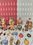 Vintage Department 56 Christmas Miniature Porcelain Musicians Figurine Set/6, Like New