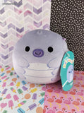 Kellytoys Squishmallow Plush 5" Purple Tew the Water Bear, NWT