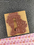 Vintage The Paper Garden Clip-Art Style Tiger Kitties Wooden Block/Rubber Stamp