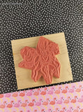Vintage 1989 D.O.T.S. R103 Carousel Horse Wooden Block/Rubber Stamp, CLEAN