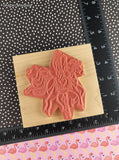 Vintage 1989 D.O.T.S. R103 Carousel Horse Wooden Block/Rubber Stamp, CLEAN