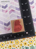 Vintage Treasure Cat and Friends Kitty Cat w/Bird Wooden Block/Rubber Stamp