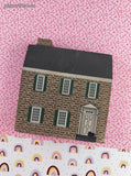 Vintage 1990 The Cat's Meow Montgomery House Danville PA Wooden Block