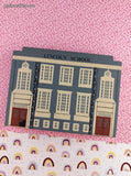 Vintage 1988 The Cat's Meow Lincoln School Wooden Block