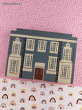 Vintage 1988 The Cat's Meow Lincoln School Wooden Block