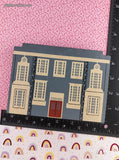 Vintage 1988 The Cat's Meow Lincoln School Wooden Block