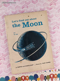 Vintage 1966 1st Printing Let's Find Out About the Moon TW968 Scholastic Book Services Softcover