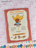 Vintage 1967 1st Printing The Cowboy by John Peterson TW933 Scholastic Book Services Softcover