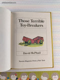 Vintage 1980 Those Terrible Toy-Breakers by David McPhail Parents Magazine Press Hardcover