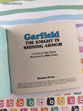 Vintage 1982 Garfield: The Knight in Shining Armor Random House Miniature Illustrated Softcover