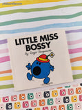 Vintage Mr. Men Little Miss Bossy by Roger Hargreaves Miniature Illustrated Softcover