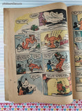 Vintage 1951 Walt Disney's Mickey Mouse in the Haunted Castle #325 Dell Comic, FR - GD w/Bag & Board