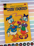 Vintage 1975 Walt Disney Daisy and Donald #12 Whitman Comic, VG w/Bag & Board