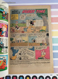 Vintage 1975 Walt Disney Daisy and Donald #12 Whitman Comic, VG w/Bag & Board