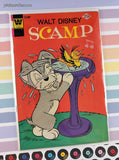 Vintage 1974 Walt Disney Scamp #21 Whitman Comic, GD - VG w/Bag & Board