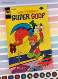 Vintage 1974 Walt Disney Super Goof #32 Whitman Comic, VG w/Bag & Board