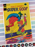 Vintage 1974 Walt Disney Super Goof #32 Whitman Comic, VG w/Bag & Board