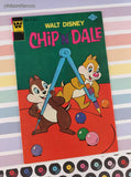 Vintage Walt Disney Chip 'n' Dale December 1975 #37 Whitman Comic, GD - VG w/Bag & Board