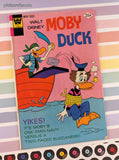 Vintage Walt Disney Moby Duck December 1975 #21 Whitman Comic, VG w/Bag & Board