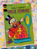 Vintage 1963 Walt Disney Uncle Scrooge #113 Whitman Comic, GD - VG w/Bag & Board