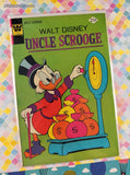 Vintage 1963 Walt Disney Uncle Scrooge #113 Whitman Comic, GD - VG w/Bag & Board