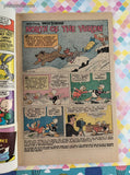Vintage Walt Disney Uncle Scrooge December 1975 #124 Whitman Comic, GD - VG w/Bag & Board