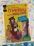 Vintage 1973 Walt Disney O'Malley and the Alley Cats #6 Whitman Comic, GD - VG w/Bag & Board