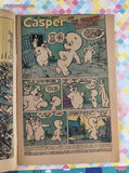 Vintage Casper Strange Ghost Stories October 1971 #1 Harvey Comic, GD w/Bag & Board