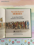 Vintage 1974 Whitman Tell-A-Tale, My Little Book of Horses Miniature Hardcover