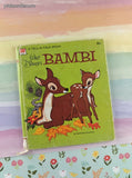 Vintage 1972 Whitman Tell-A-Tale, Walt Disney Bambi Miniature Hardcover