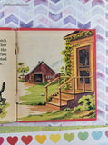 Vintage 1956 Whitman Tell-A-Tale, Lassie and the Kittens Miniature Hardcover