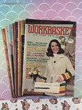 Vintage 1977 The Workbasket Set/9 Issues, No Duplicates Softcover Booklets