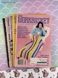 Vintage 1980 The Workbasket Set/5 Issues, No Duplicates Softcover Booklets