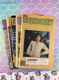 Vintage 1984 The Workbasket Set/5 Issues, No Duplicates Softcover Booklets