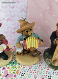 Vintage Homco Bears Around the World Teddy Bear Figurine Set/4, Like New