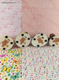 Vintage Homco Bears Around the World Teddy Bear Figurine Set/4, Like New