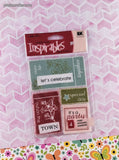 Stickopotamus Simply Classic Inspirables Canvas Stickers, Celebration, 1 Sheet New & Sealed