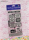 Stickopotamus Stickers, General Captions, 1 Sheet New & Sealed