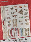 2011 Melissa Frances 1962 Character Die Cuts Christmas Festive Sheet NEW & Sealed