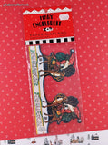 Vintage Mary Engelbreit Christmas Festive Jolly Old Saint Nick Paper Garland NEW & Sealed