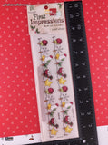 Vintage Provo Craft First Impressions Christmas Snowman String Rub-on Transfers NEW & Sealed