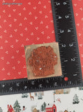 Vintage PSX E-662 Christmas Festive Gingerbread Basket Wooden Block/Rubber Stamp