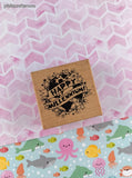 Vintage 1999 PSX Happy Millennium! F-2740 Wooden Block/Rubber Stamp, CLEAN